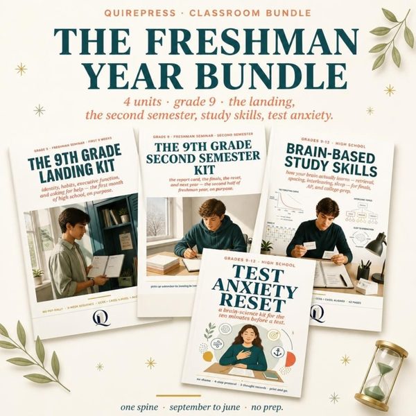 Freshman Year Bundle: 4 unit covers