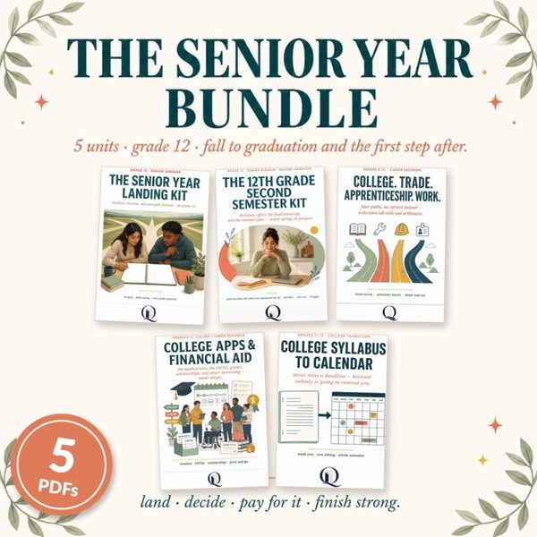 Senior Year Bundle: 5 unit covers