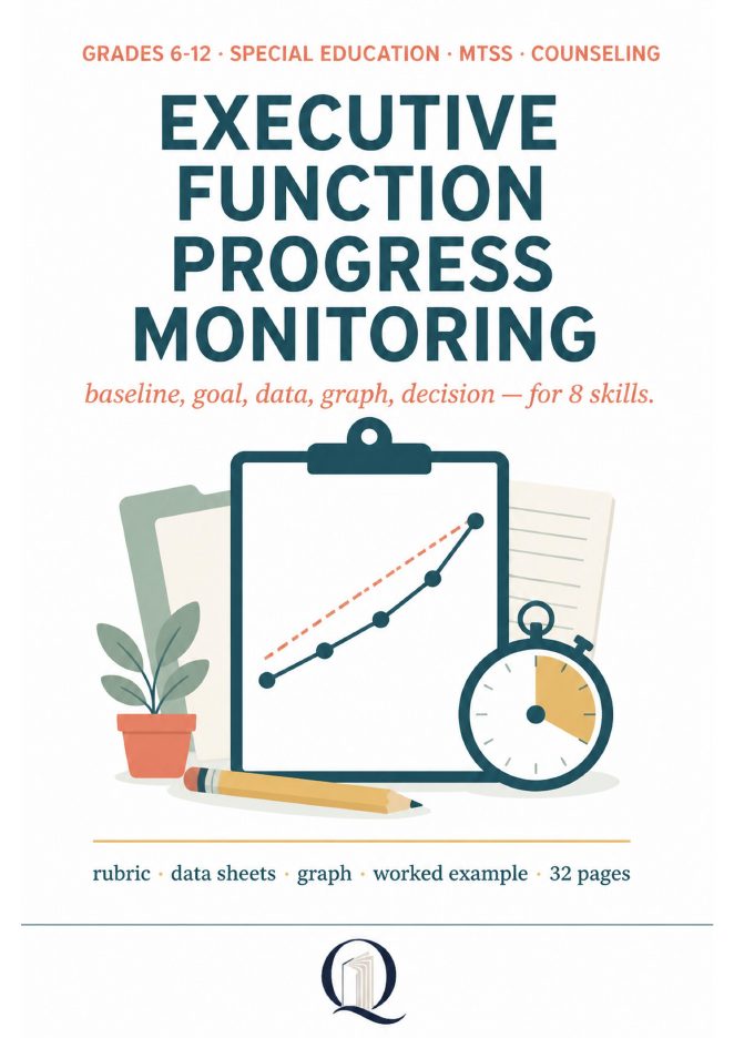 Cover: Executive Function Progress Monitoring Data Kit
