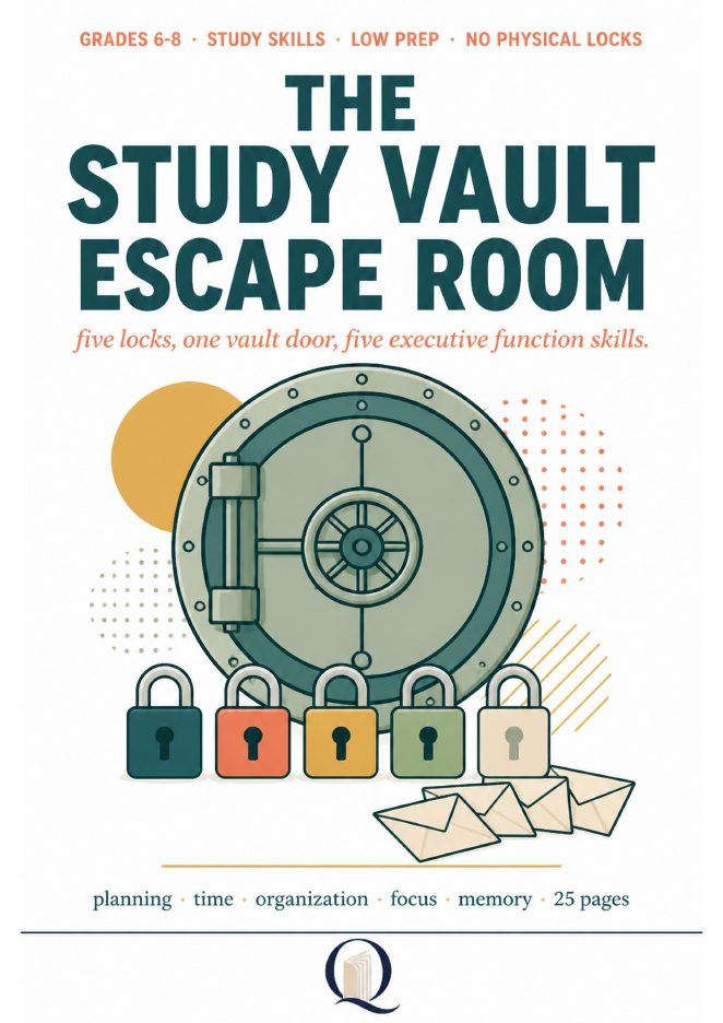 Cover: The Study Vault escape room