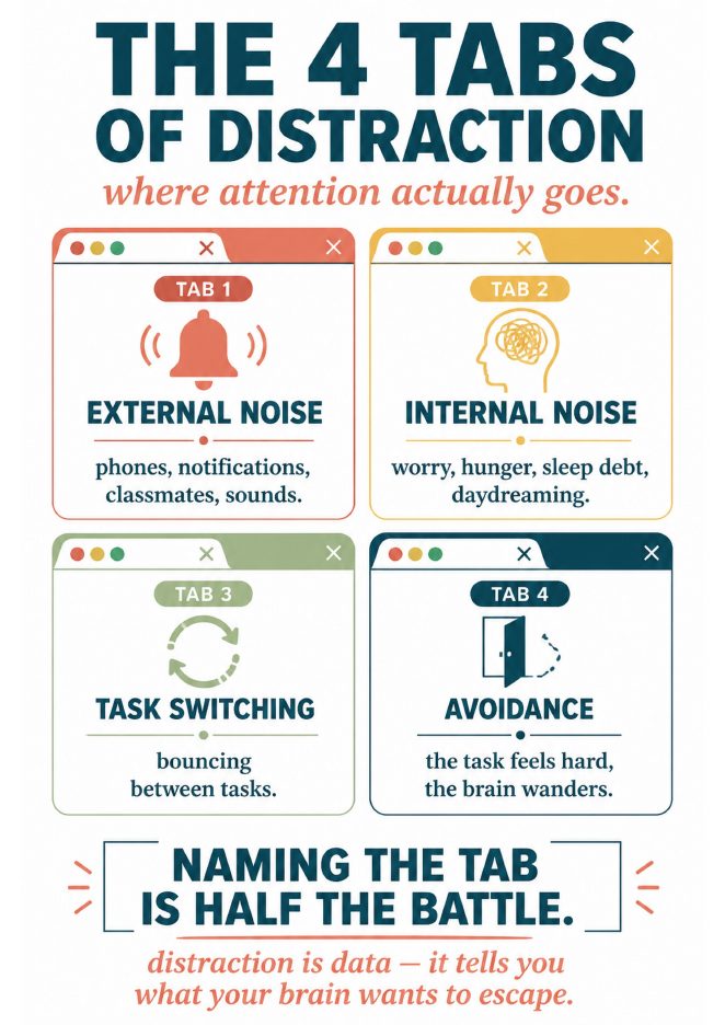 Free poster from the Focus and Executive Function set