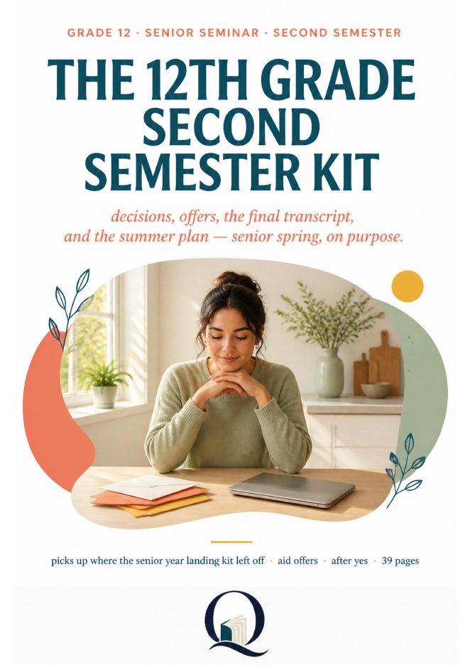 Cover: 12th Grade Second Semester Kit