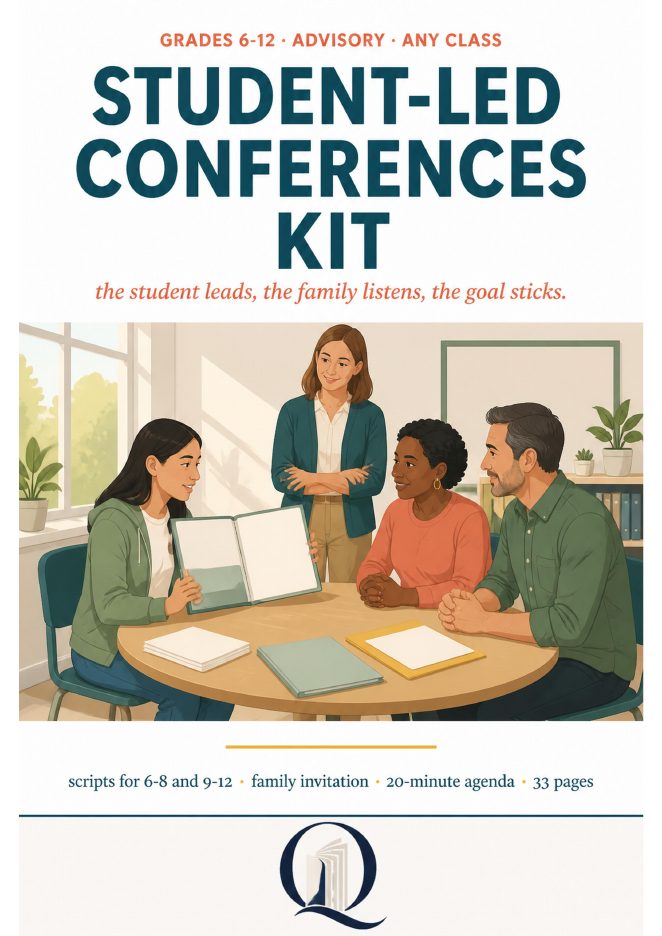 Cover: Student-Led Conferences kit