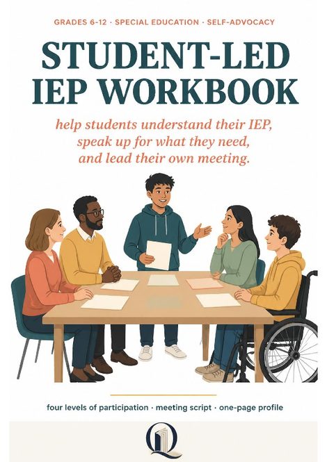 Cover: Student-Led IEP Workbook