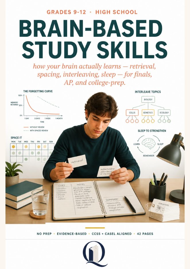 Cover: Brain-Based Study Skills, high school